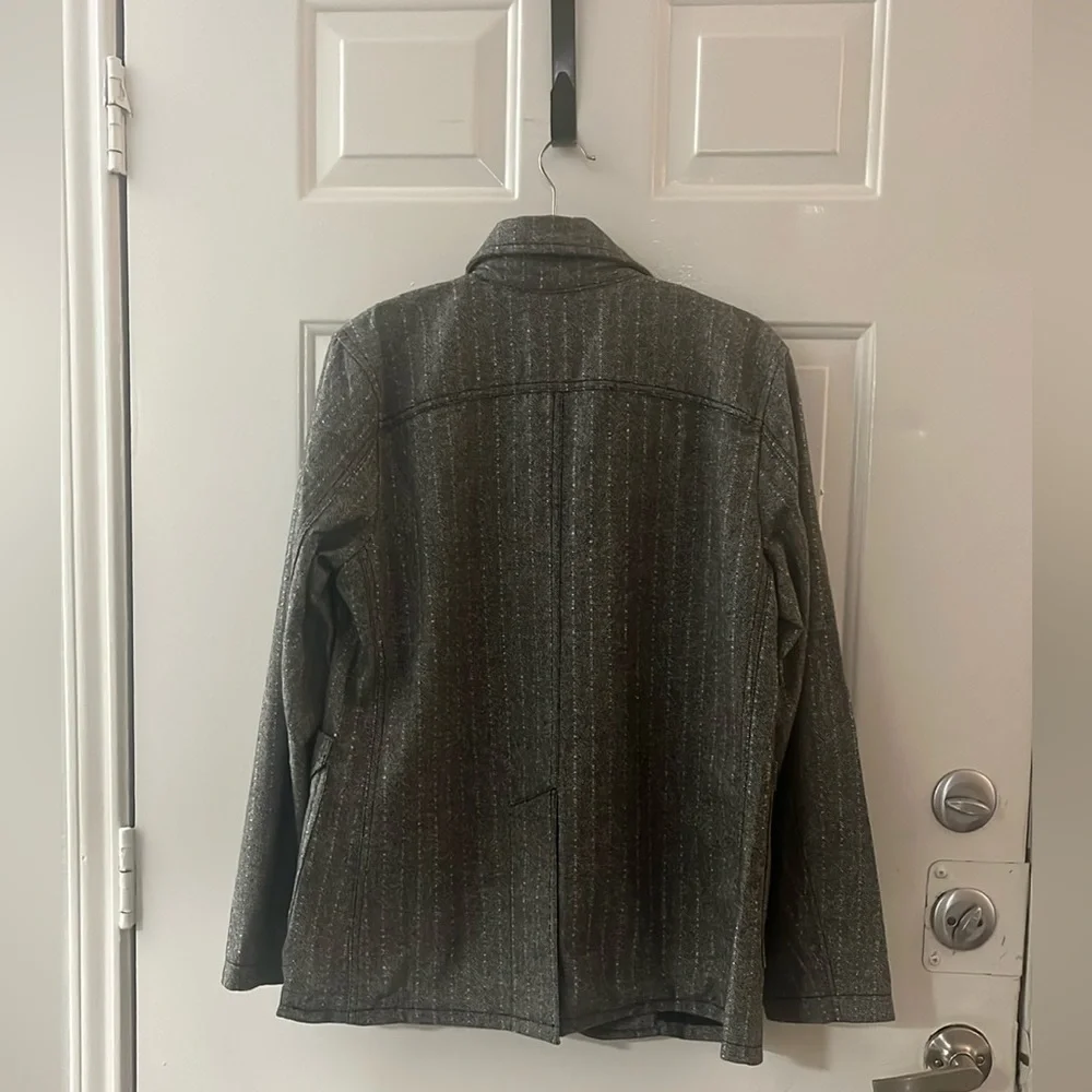 FREE PEOPLE Sandrine Rose Gray Empire Wool Blend Button Front
Jacket NWT - Picture 5 of 14